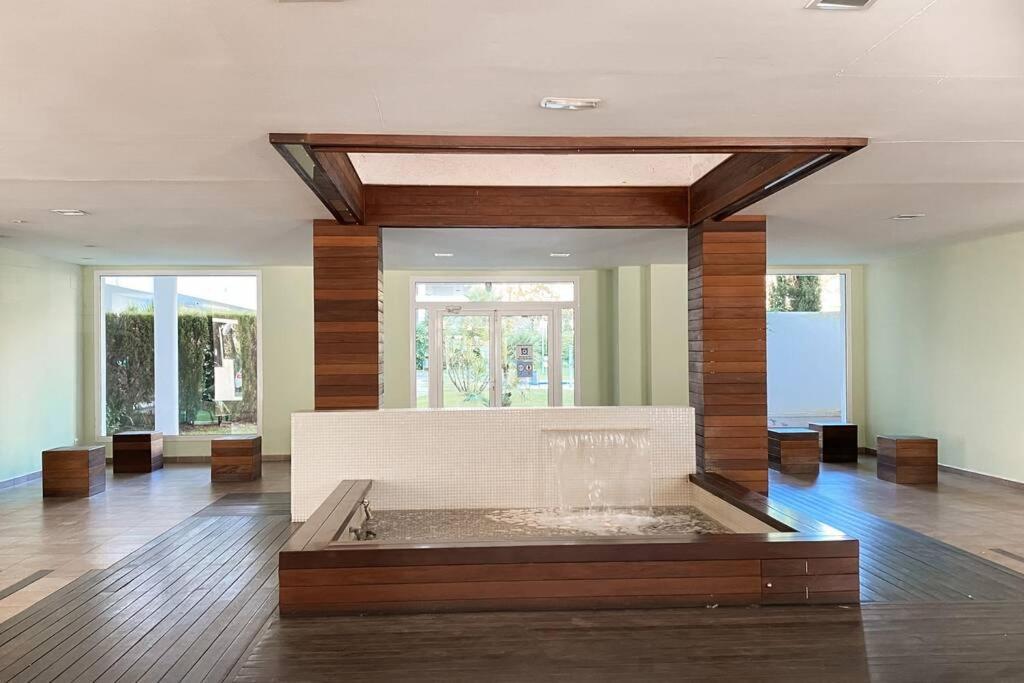 Ferienwohnung Blue Marina - Terraza, Piscina Y Wifi Gratis Roses Exterior foto