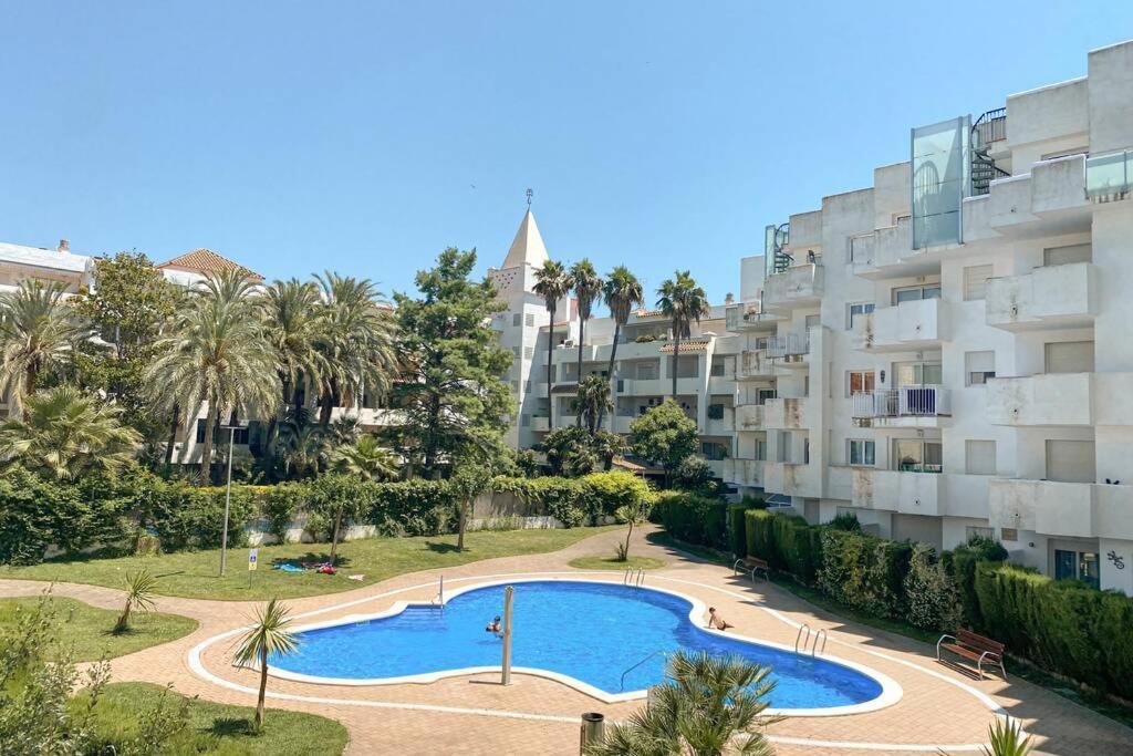 Ferienwohnung Blue Marina - Terraza, Piscina Y Wifi Gratis Roses Exterior foto