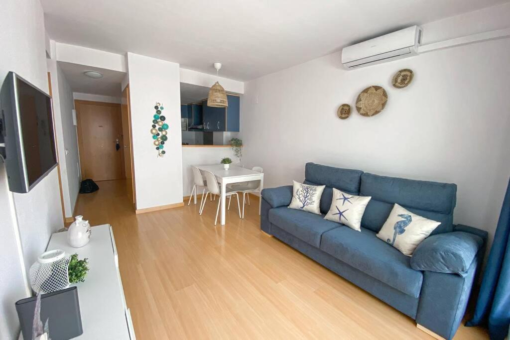 Ferienwohnung Blue Marina - Terraza, Piscina Y Wifi Gratis Roses Exterior foto